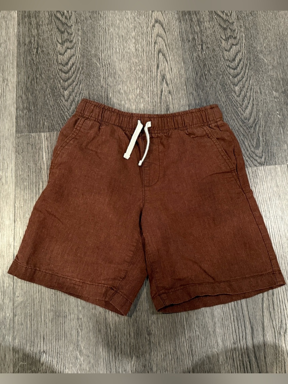 Linen blend short